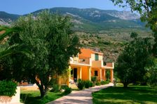 Holiday apartments, Lourdas, Kefalonia, Greece. Creator: Peter Thompson