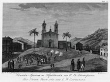 Holiday Dance on St. Catherine Island, 1813. Creator: Ivan Ivanovich Kolpakov