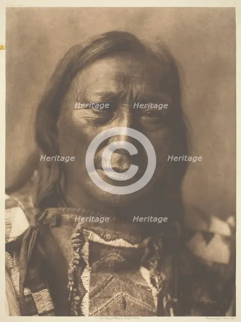 Hollow Horn Bear, 1907. Creator: Edward Sheriff Curtis.