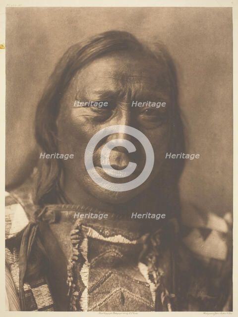 Hollow Horn Bear, 1907. Creator: Edward Sheriff Curtis.