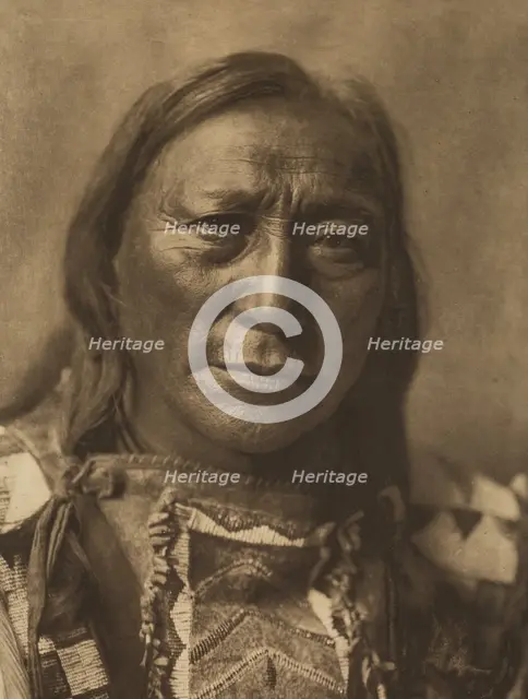 Hollow Horn Bear, 1907. Creator: Edward Sheriff Curtis.