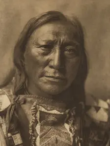 Hollow Horn Bear, 1907. Creator: Edward Sheriff Curtis