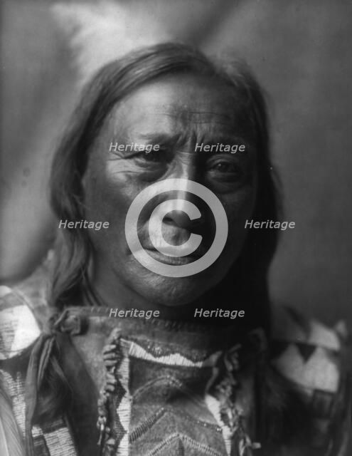 Hollow Horn Bear-Brulé, c1907. Creator: Edward Sheriff Curtis.