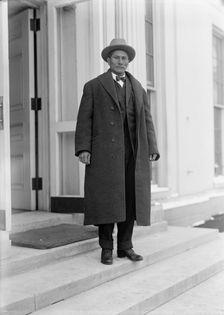 Hollow Horn Bear, Jr. at White House, 1914. Creator: Harris & Ewing