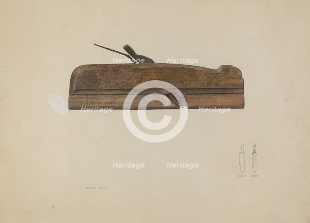 Hollow Plane, c. 1937. Creator: Samuel Faigin.