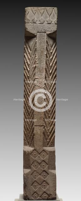 Hollow Tile: Column from Tomb-Chamber Doorway, 2nd Century. Creator: Unknown.