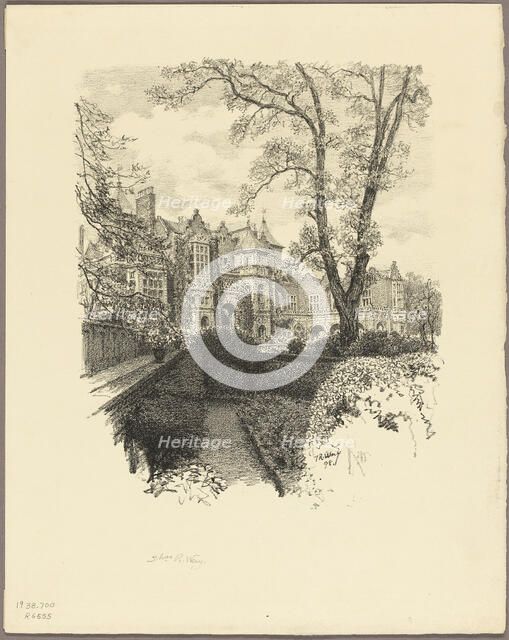 Holland House, 1898. Creator: Thomas Robert Way.