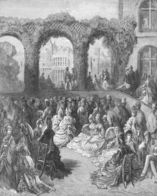 Holland House - A Garden Party 1872. Creator: Gustave Doré