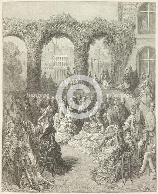 Holland House - A Garden Party, 1872.  Creator: Unknown.
