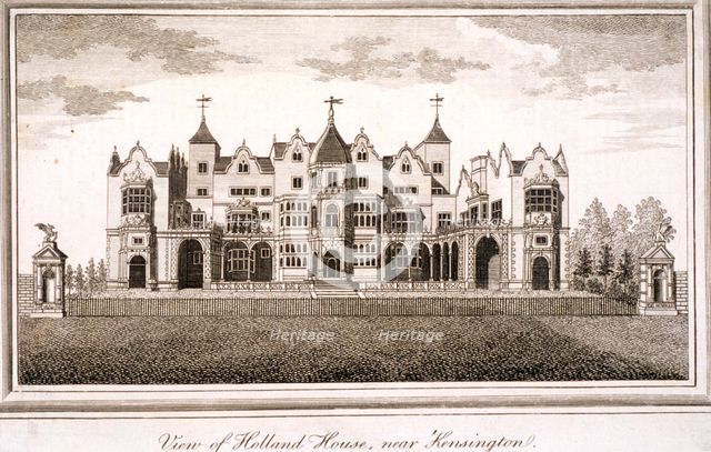 Holland House, Kensington, London, c1750. Artist: Anon