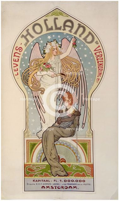 Holland Levensverzekering, c. 1910. Creator: Zon, Jacques (Jacob Abraham) (1872-1932).