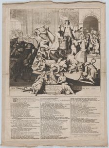 Hollands Hollende Koe (Holland’s Running Cow), 1690. Creator: Gaspar Bouttats