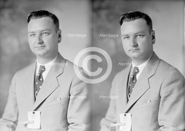 Hollensworth, C.R. - Portrait, 1929. Creator: Harris & Ewing.