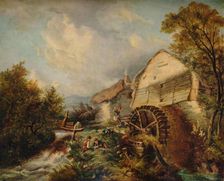 Holly Street 1847, (1938). Artist: George Burrell Willcock