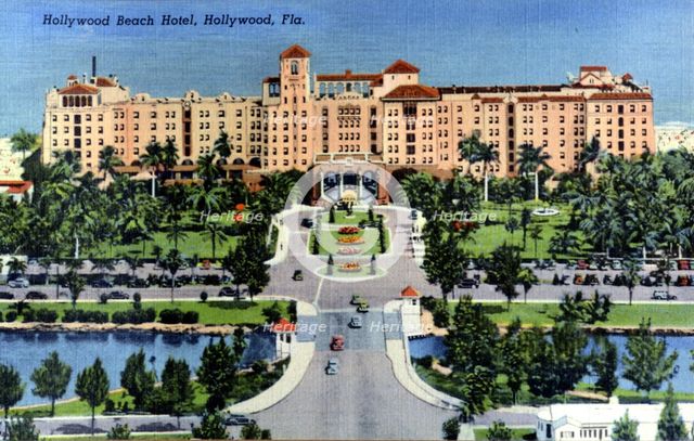 Hollywood Beach Hotel, Hollywood, Florida, USA, 1940. Artist: Unknown