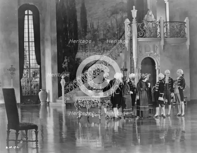 Hollywood set - interior view of palace, 1923. Creator: Unknown.
