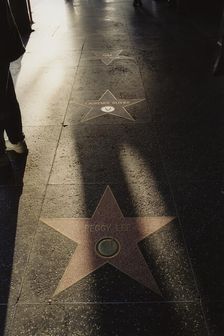 Hollywood walk of Fame, Peggy Lee, 2000. Creator: Brian Foskett