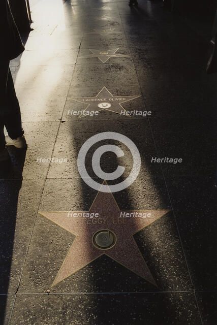 Hollywood walk of Fame, Peggy Lee, 2000. Creator: Brian Foskett.