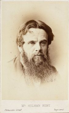 Holman Hunt, c1865. Creator: London Stereoscopic & Photographic Co
