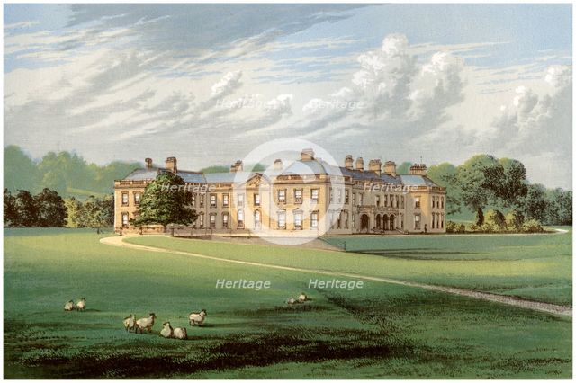 Holme Lacy, Herefordshire, home of Baronet Stanhope, c1880. Artist: Unknown