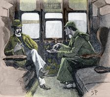 Holmes gave me a sketch of the Events 1901. Artist: Sidney E Paget