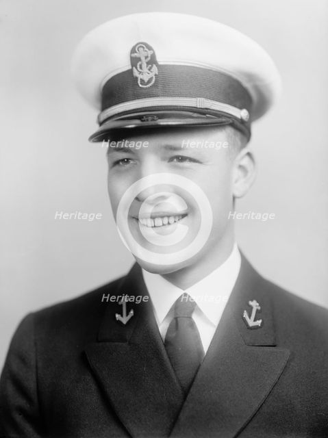 Holmes, Tracy S. Midshipman - Portrait, 1933. Creator: Harris & Ewing.