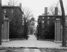 Holworthy Gate, Harvard University, Mass., between 1900 and 1905. Creator: Unknown