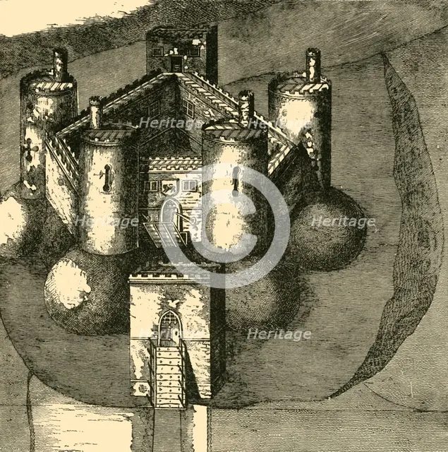 'Holt Castle, in 1610', 1898. Creator: Unknown.
