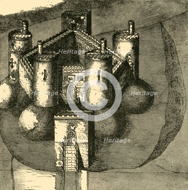 'Holt Castle, in 1610', 1898. Creator: Unknown.