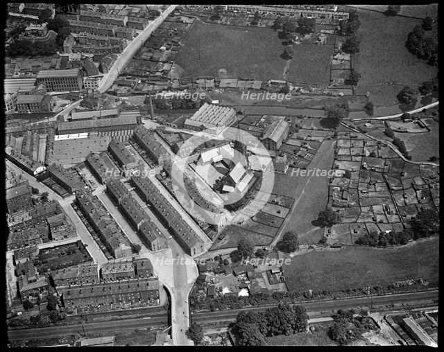Holy Trinity Church and environs, Bingley, West Yorkshire, c1930s. Creator: Arthur William Hobart.