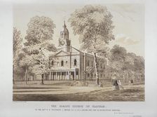 Holy Trinity Church, Clapham, London, c1850. Artist: CJ Greenwood