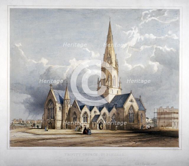 Holy Trinity Church, Hartland Road, Hampstead, London, 1850.       Artist: George Hawkins
