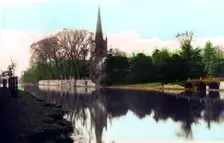 Holy Trinity Church, Stratford-upon-Avon, Warwickshire, 1926.Artist: Cavenders Ltd