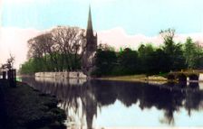 Holy Trinity Church, Stratford-upon-Avon, Warwickshire, 1926.Artist: Cavenders Ltd