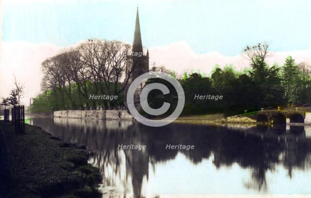 Holy Trinity Church, Stratford-upon-Avon, Warwickshire, 1926.Artist: Cavenders Ltd