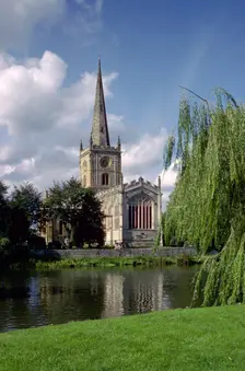 Holy Trinity Church, Stratford-upon-Avon, Warwickshire, 1983. Creator: Tony Evans