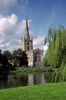 Holy Trinity Church, Stratford-upon-Avon, Warwickshire, 1983. Creator: Tony Evans