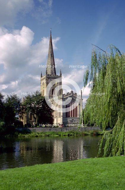 Holy Trinity Church, Stratford-upon-Avon, Warwickshire, 1983. Creator: Tony Evans.