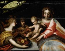 Holy Virgin and Child, c.1600. Creator: Anon