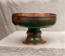 Holy water bowl in the vestry of the Ipatievsky Monastery, Kostroma, 1911. Creator: Sergey Mikhaylovich Prokudin-Gorsky