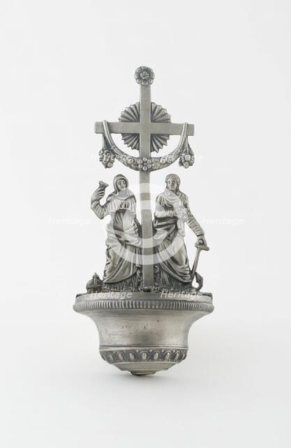 Holy Water Stoup (Bénitier), Flanders, 19th century. Creator: Unknown.