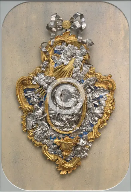 Holy-Water Stoup, c. 1765-1775. Creator: Giovanni Antonio Fornari.