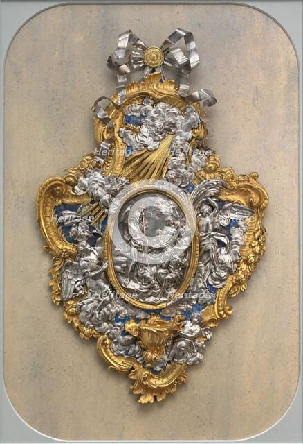 Holy-Water Stoup, c. 1765-1775. Creator: Giovanni Antonio Fornari.