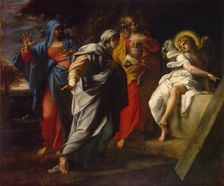 Holy Women at Christ s Tomb, 1590. Creator: Annibale Carracci