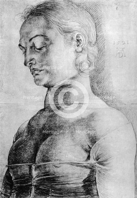 'Holy Apollonia', 1521, (1936).  Creator: Albrecht Durer.