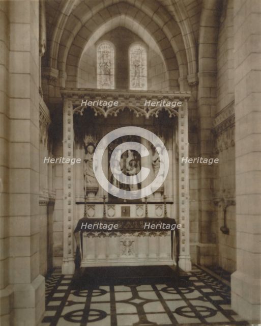 'Holy Cross Chapel, Buckfast Abbey', late 19th-early 20th century. Artist: Unknown.