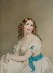 Holy Eyes, 1848. Creator: Thomas Story Officer
