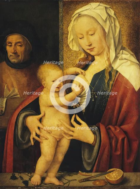 Holy Family, 1550. Creator: Joos van Cleve.