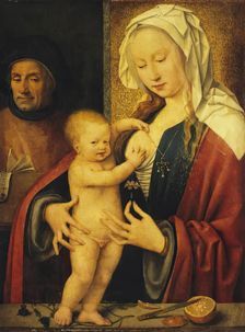Holy Family, 1550. Creator: Joos van Cleve