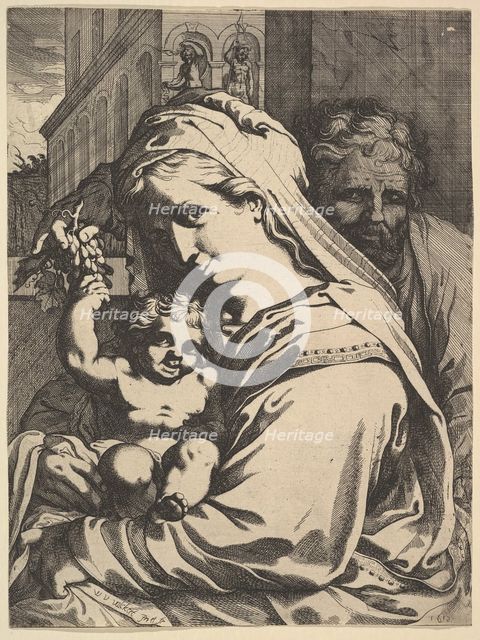 Holy Family, 1612. Creator: Werner Jacobsz. van den Valckert.